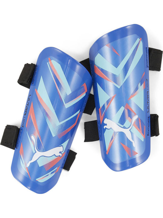 PUMA Ultra Light Strap Adults & Kids Soccer Shin Protectors Blue 030875-11