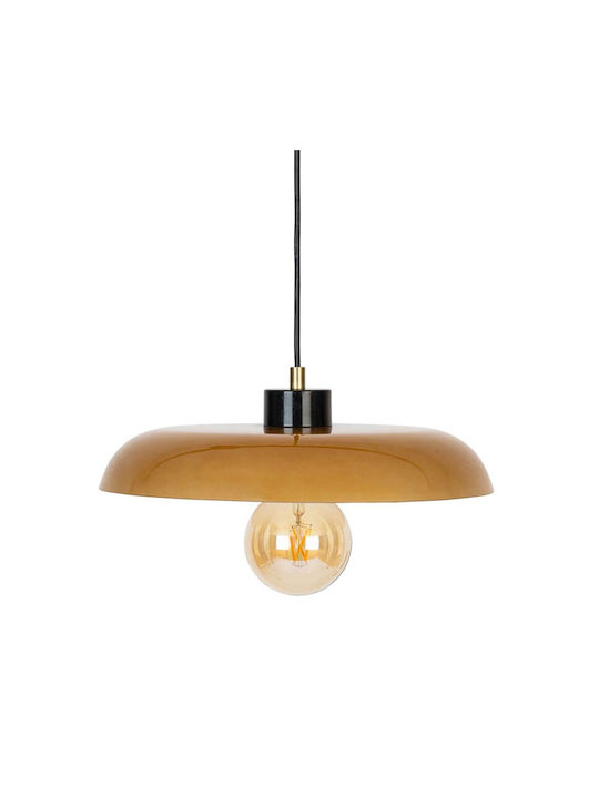 Adjustable Pendant Light Brown 35x35cm