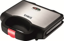 Samus STG-750BX 750W για 2 Τοστ Μαύρη Samus STG-750BX 750W για 2 Τοστ Μαύρη