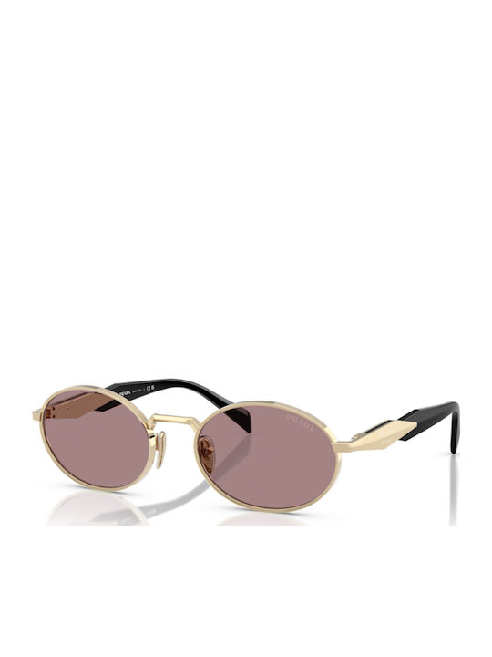 Prada Unisex Γυαλιά Ηλίου με Χρυσό Μεταλλικό Σκ...
