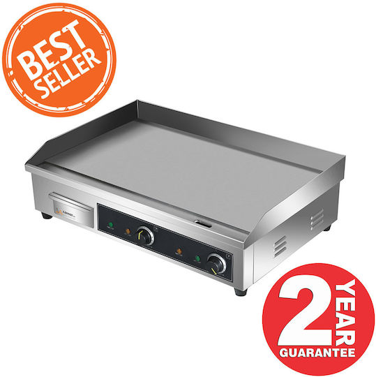 Lappas Commercial Flat Top Electric Griddle with Flat Plate 4.4kW