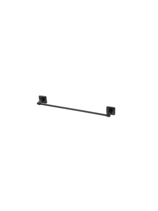Tema Ράγα Μπάνιου Μονή Επιτοίχια με Βίδες ​50x50cm Μαύρη