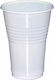 Lux Plast Disposable Cup Plastic White 250ml 50pcs