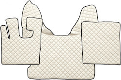 Truck Seat Covers Compatible Daf Xf 105 2007-2012 Cream Automatic