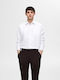 Long-sleeved Cotton Shirt White