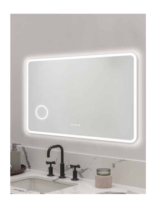 Kolossos Oglindă de Baie Dreptunghiulară Lumini LED 120x70cm