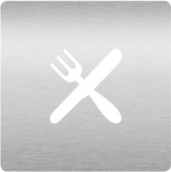 Ilavio Schild Arbeitsplatzkennzeichnung 941-100-100INOX 1Stück Ilavio Schild Arbeitsplatzkennzeichnung 941-100-100INOX 1Stück