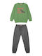 Kids Sweatpants Set Anthracite 2pcs