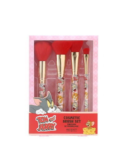 Σετ 3τεμ Πινέλα Μακιγιάζ Mad Beauty Tom & Jerry