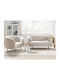 Berwyn 124 Living Room Furniture Set 3-Seater & Armchair Brown