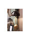 Zaros Metall Tischlampe mit Bronze Schirm und Gold Basis