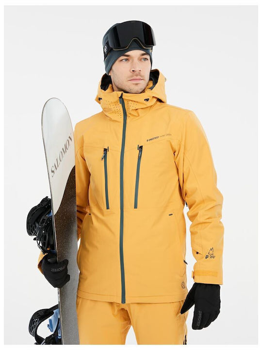 Protest Men's Ski & Snowboard Jacket Yellow 6710344-708