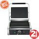 Lappas Commercial Sandwich Maker with Ribbed Top and Ribbed Bottom 2200W