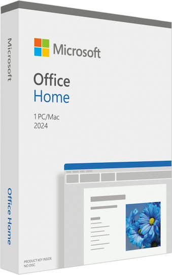 Microsoft Office Home 2024 English compatible with Mac/Windows for 1 User EuroZone Medialess