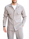 Дълъг Ръкав Overshirt Сив