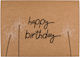 Grußkarte Geburtstag 21x15cm Happy Birthday 01