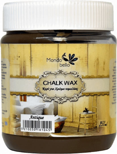 Mondobello Chalk Wax Paint 250ml Brown