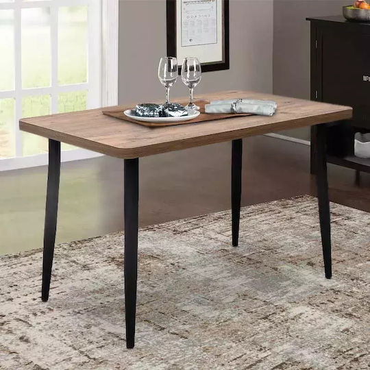 Levico Acacia Dining Room Table 130x75x75cm