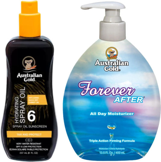 Australian Gold Spf6 Защитно Спрей Олио + Forever After 400ml