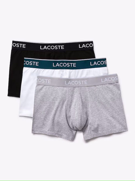 Lacoste Ανδρικά Μποξεράκια Πολύχρωμα 3Pack