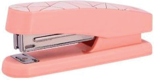 Deli Heftgerät Büroklammern Handwerkzeug Rosa