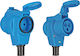 Cuplaj dublu Brennenstuhl Cp 230v + Industrial 2p+e Brennenstuhl 16a Albastru pentru exterior Ip44