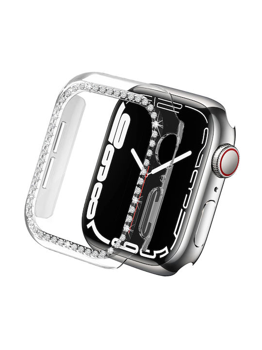 Hard Diamonds Clear Case for Apple Watch 45mm