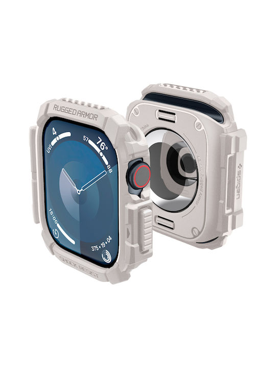 Spigen Rugged Armor Silikonhülle in Beige Farbe...
