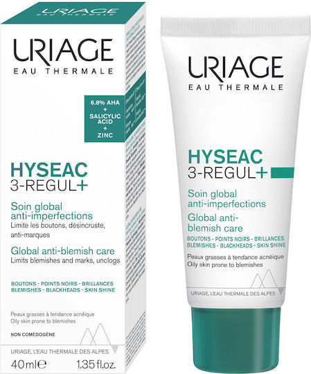 Uriage Hyseac Лека Хидратираща Крем за Лице Дневен с Витамин Е 40ml