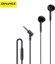 Awei Pc-7 Earbuds Handsfree Ακουστικά με Βύσμα 3.5mm Μαύρο Awei Pc-7 Earbuds Handsfree Ακουστικά με Βύσμα 3.5mm Μαύρο