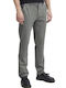 Trousers Chino Elastic in Regular Fit Gray