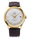 Orient Men's Watch 38mm Automatic With Brown Leather Strap