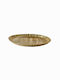 Art et Lumiere Metallic Decorative Platter Gold 37x37x4cm