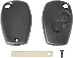 Key Case Contact Dacia Logan Sandero 2 Buttons Semi-finished Key Profile Key Case Contact Dacia Logan Sandero 2 Buttons Semi-finished Key Profile