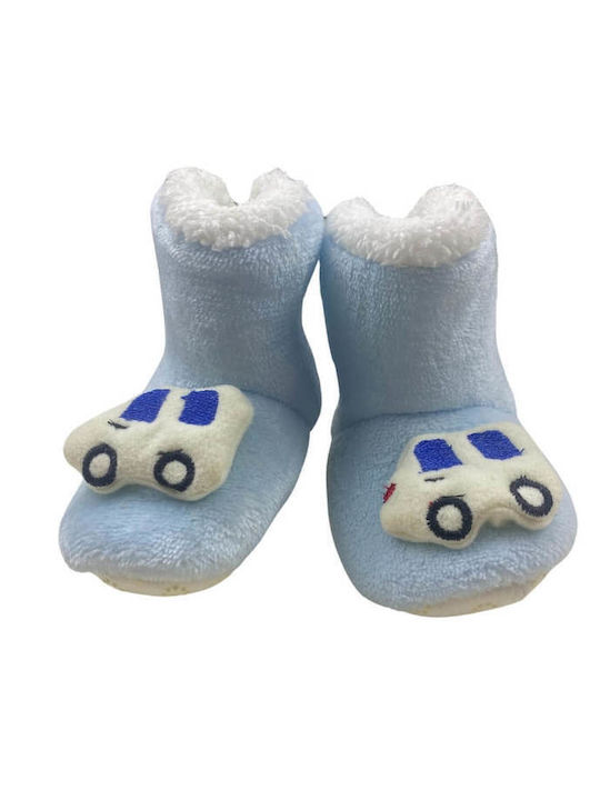 Recos Baby Slippers Light Blue