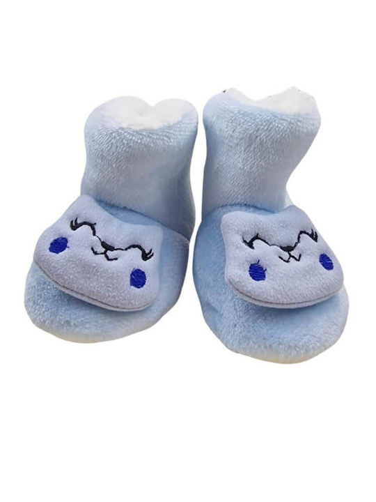 Recos Baby Slippers Light Blue