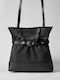 Everyday Love Leather Women's Shoulder and Crossbody Bag Black 24.E.002-36