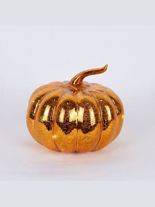 Eurolamp Illuminated Christmas Glass Figure Pumpkin Orange Height 10cm 6pcs