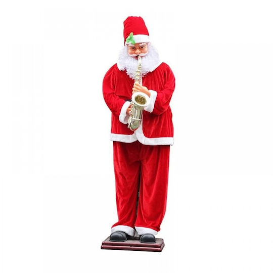 Dekorativer Weihnachtsmann mit Musikalisch und Bewegung Rote