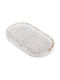 Nuova Vita Plaster Oval Decorative Tray 23.5x11.5x1.7cm