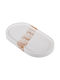 Nuova Vita Plaster Oval Decorative Tray 23.5x11.5x1.7cm