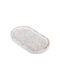 Nuova Vita Plaster Oval Decorative Tray 17.7x9.5x1.7cm