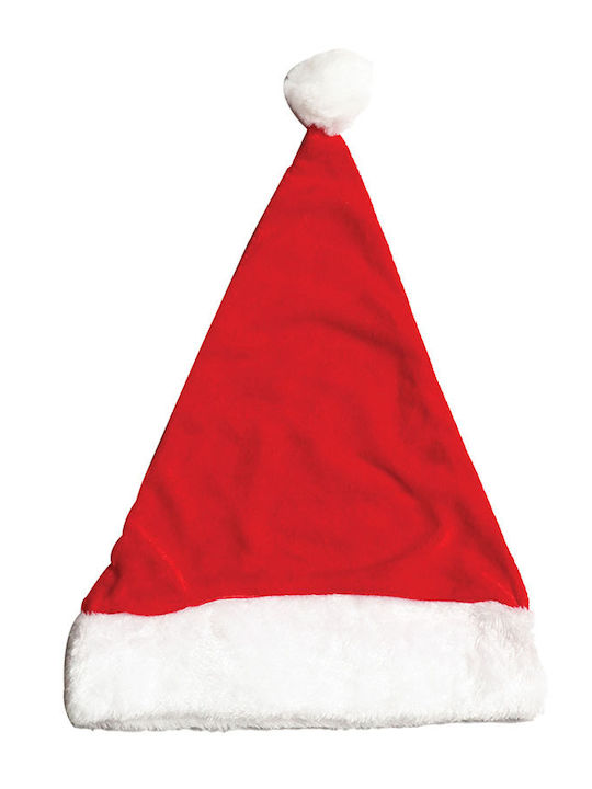 Dekorativer Weihnachtsmannhut Rot Weiß 28x38cm L223990