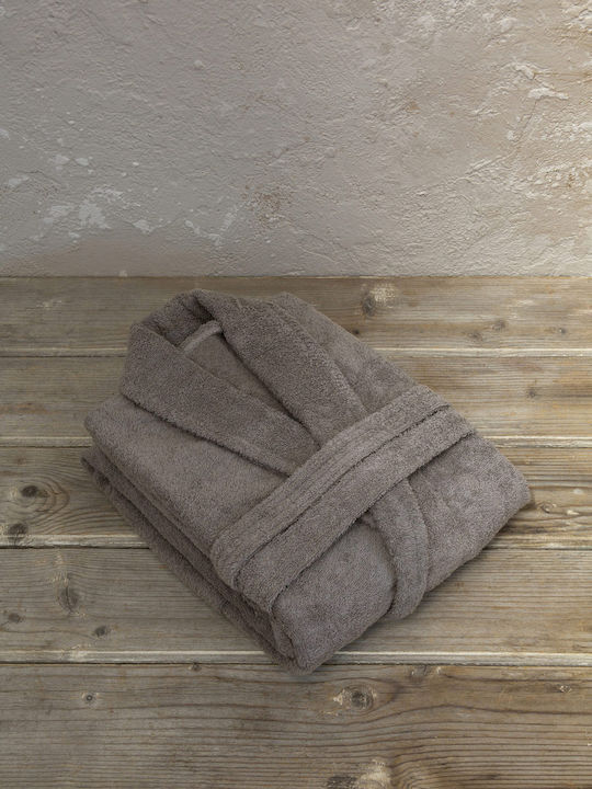 Nima Asana Μπουρνούζι με Γιακά Dusty Beige 450g...