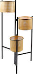 Keskor 72570 Plant Tower Metallic 35x30x74cm.