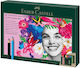 Faber-Castell Set de 40 Creioane HB cu Radieră Gri
