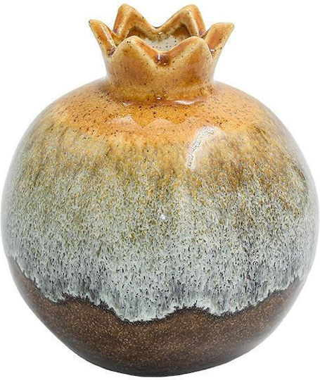 Fylliana Tischplatte Glücksbringer Granatapfel Braun Keramik 13x15cm 1Stück Fylliana Tischplatte Glücksbringer Granatapfel Braun Keramik 13x15cm 1Stück