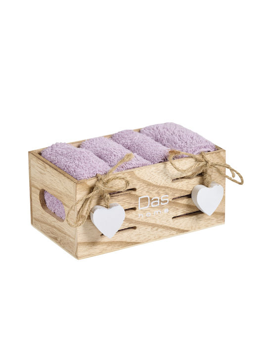 Das Home Handtuch 4007 30x30εκ. Flieder