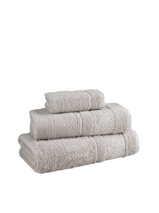 Nima 3pc Bath Towel Set Bristol Warm Gray