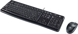 Logitech Desktop MK120 (920-002563) - Комплект с мишка Английска US